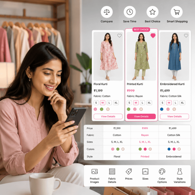 compare products without visiting multiple stores